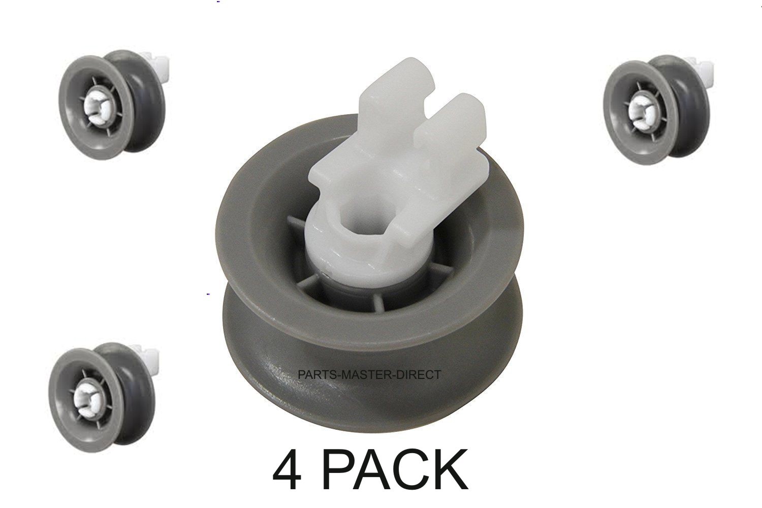 GENUINE BOSCH SIEMENS DISHWASHER UPPER TOP BASKET WHEEL 00611666 4 PACK