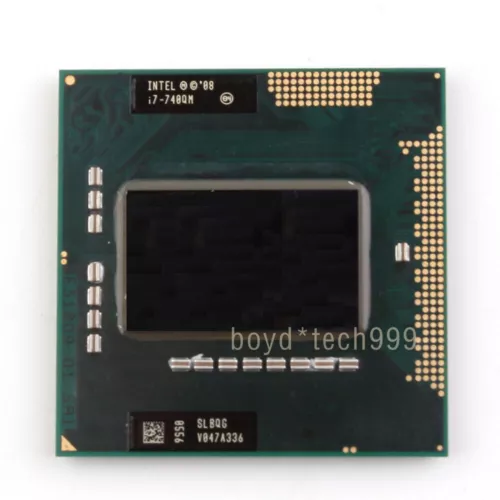 Intel Core i7 740QM SLBQG 1.73GHz 6MB Quad Core PGA988 CPU Processor - Picture 1 of 1