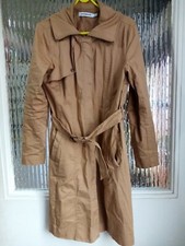 Just Fabulous Used Ladies Brown Long Sleeves Coat Jacket Formal Outwear Size M