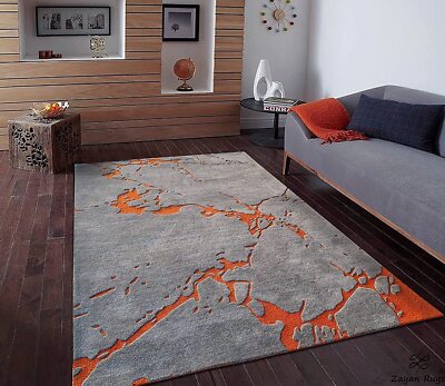 Premium Quality Modern Design Hand-Tufted Wool Rug For Living Room ...