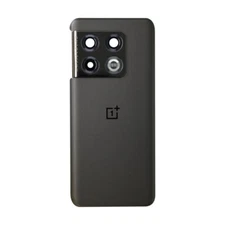 Back Glass with Camera Lens OnePlus 10 Pro Volcanic Black Premium Replacement