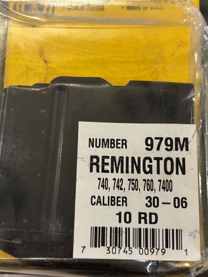 Remington 5-Round Magazine For .30-06 Springfield – Fits 7400, 750, 742, 74, 7600 Rifles, Steel Construction