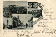 Old postcard AK Rothenburg - Scenes - Views - Litho GERMANY (918587)
