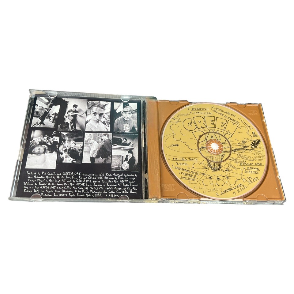 Green Day Dookie CD Original Press 1994 Ernie On Back Cover OOP Reprise