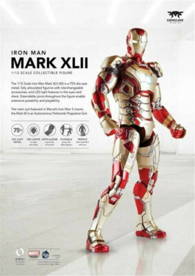 1/12 Comicave Studios Marvel Iron Man Mark XLII MK42 Die 1/12 Comicave Studios Marvel Iron Man Mark XLII MK42 Die