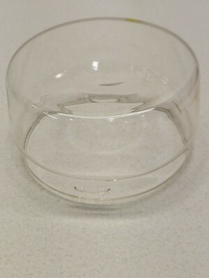 Vintage Pyrex See  N Store Glass Canister With Plastic Lid Spice Of Life 4.5x5.5