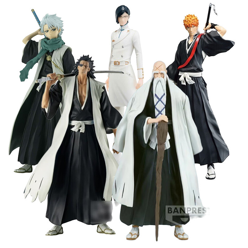 BLEACH: Shinigami Uniform Ichigo Kenpachi Toshiro Gisele Figure