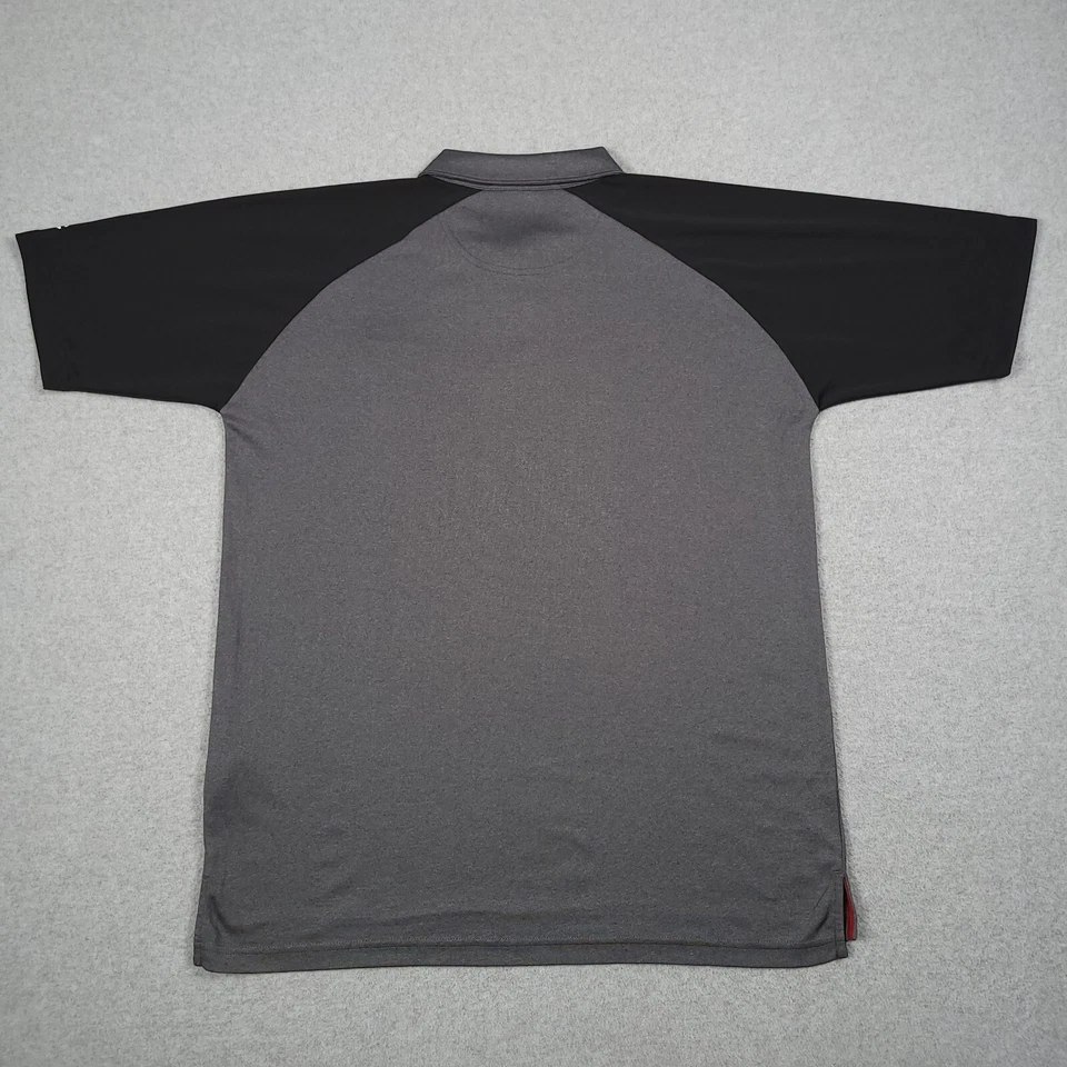 South Carolina Gamecocks Shirt Men Large Gray NCAA Logo Polo Performance Stretch - Image 3 of 4