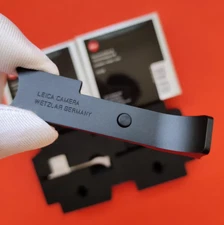 Black/Silver Thumb Up Grip Mount Hot Shoe For Leica Q Thumb Support Accessory