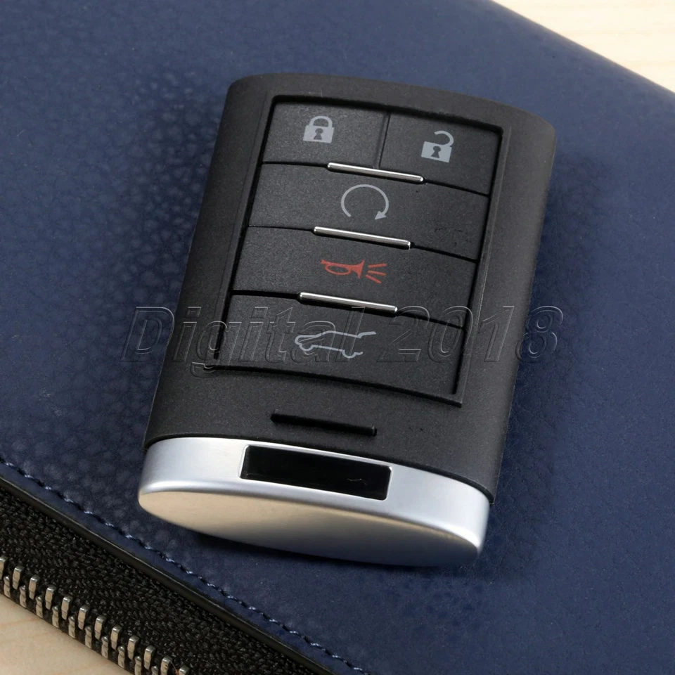 1Pc Remote Key Fob M3N5WY7777A 5BTN 315MHz PCF7952 Chip For Cadillac STS CTS — 第 3/4 张图片