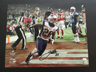 JAMES WHITE SUPER BOWL LI AUTOGRAPHED 16 X 20 PHOTO J.S.A. AUTHENTICATED