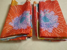 TABLE TRENDS INDOOR OUTDOOR 8 NAPKINS 17x17 MULTICOLOR FLORAL NEW