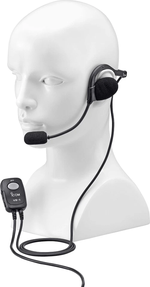 ICOM HS95 neck arm headset Small Size In-Ear Wired for ICMM7201 1000mm Cable NEW - Image 2 of 2