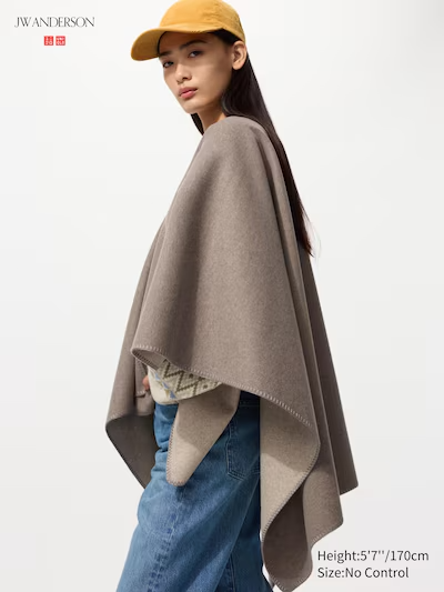 Uniqlo JW Anderson Poncho Brown