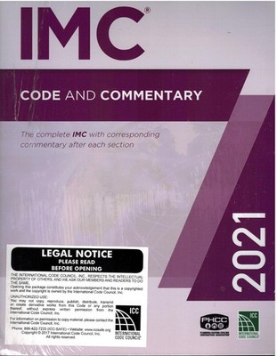 2021 IMC Code and Commentary (Brand New)