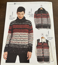 Berroco Basic Classics 219 Knitting  Crochet Patterns Booklet 21 Sweaters