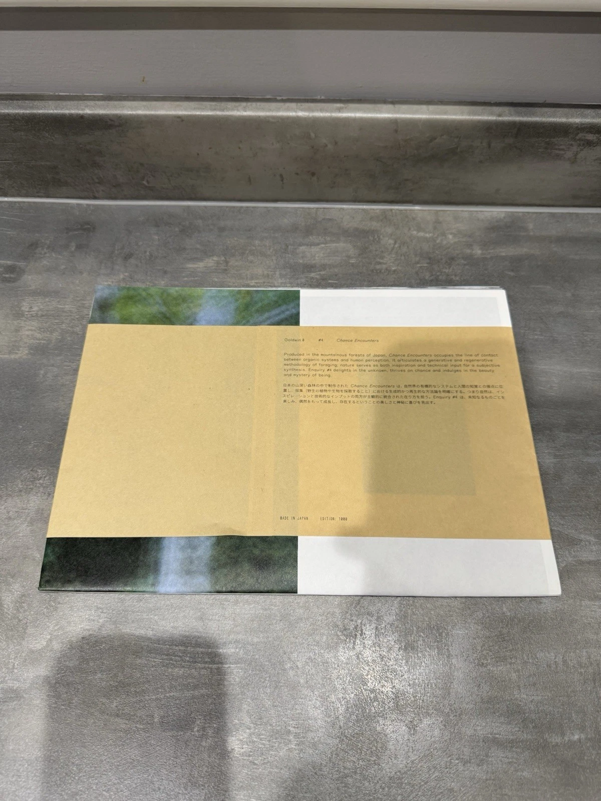 Goldwin 0 Enquiry #4 Chance Encounters Standalone Catalogue New