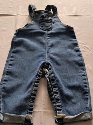 Tex-Baby- Latzhose- Jeans- Blau- Größe 74-80