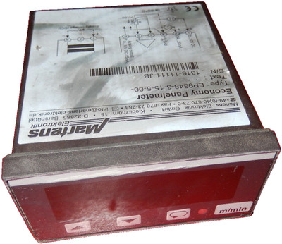 Martens Elektronik, EP9648-3-15-5-00 Economy Panelmeter