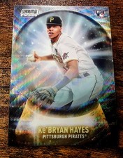 2021 Stadium Club Chrome Crystal Ball Wave Refractor Ke'Bryan Hayes Rookie RC