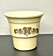 Pfaltzgraff base candle holder Village Pattern VTG 