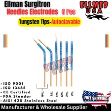 Ellman Surgitron Needles Micro-dissection Needles Skin Cautery Electrode New Set