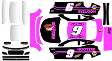 Custom Theme Losi Nascar Chevy Remote Control Car Wrap With Gloss Laminate Custom Theme Losi Nascar Chevy Remote Control Car Wrap With Gloss Laminate