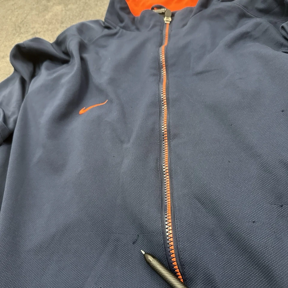 Vinatage Nike Team Track Jacket Full Zip Mens Size 3XL Navy Blue 00s - Image 3 of 4