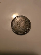 GERMANY THIRD REICH 1935 REICHSMARK Eagle & Paul von Hindenburg SILVER #3