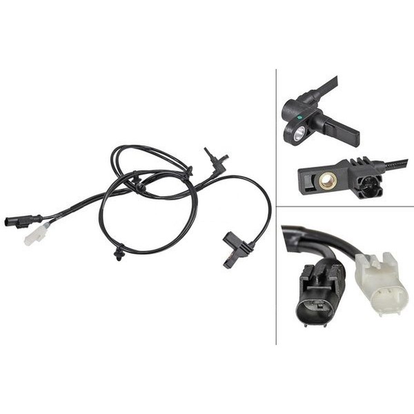 Sensor Raddrehzahl Aktiver Sensor 1.140 Mm Kabel A.B.S. FüR U.A. MB Vito-image