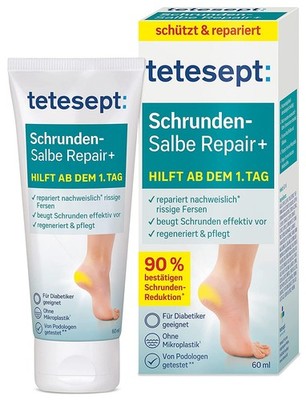 SchrundenSalbe Repair+   1 x 60 ml   Fußcreme mit HydroLipid Komplex, Dexpant...