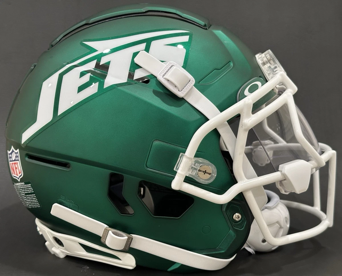 Casque Riddell New York Jets – Réplique Vitesse Noire, Taille M (Neuf, NFL)