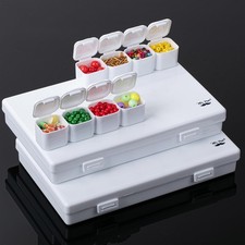 Mr. Pen-Bead Storage 2 Pack-56 Pcs 6.8"x4.4"x1" , White