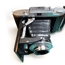 Voigtlander Bessa I 4x6 Folder Vaskar Lens NOT WORKING w/ Original Case