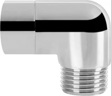 Nearmoon Shower Elbow Adapter, Solid Brass 1/2" Shower Arm Extension for Connect