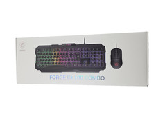 MSI FORGE GK100 COMBO RGB Wired Gaming Keyboard and Mouse, Black