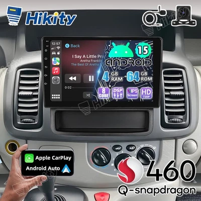 10" 4+64G 8Core CarPlay Android 15 Autoradio Für Opel Vivaro A Renault Trafic II - Bild 1 von 4