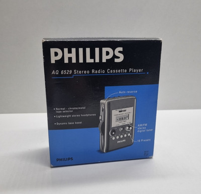 Philips AQ 6529 Radio Cassette Radio Walkamn Vintage mit OVP vollfunktionfähig