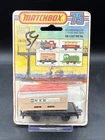 1976 Lesney Matchbox Superfast No 25 FLAT CAR & CONTAINER CARDED mbx 75 card var
