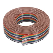 1 Pcs 20 Pin Flat Ribbon Cable 20 Ft 1.27mm Pitch Breadboard Jumper Wires