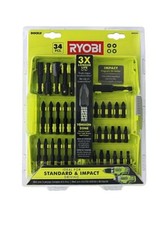 Ryobi 34 pcs AR2024 standard & impact driving...