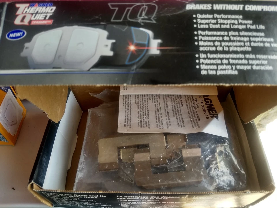 Juego de pastillas de freno de disco - Pastilla de freno de disco ThermoQuiet delantera Wagner QC805 delantera Foto 3 de 4