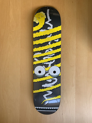 Krooked x Kaws Art Skateboard Deck Limited Rare 164/500 Gonz Mark