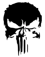 Punisher Skull Premium Vinyl Decal
