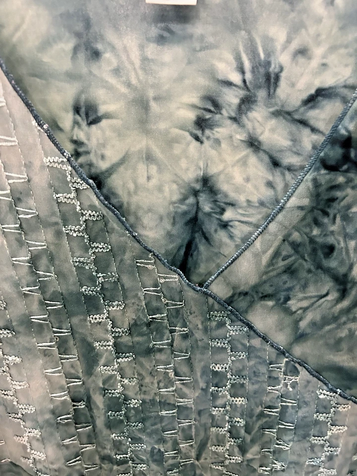 Top Bobbie Brooks Mujer 3X 24/26 Cuentas Elastizado Años 90 Boho Hada Capricho Artístico Foto 3 de 4