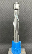 1/2" Flush Trim, Down Cut, Carbide Spiral Router Bit.  Made in the USA