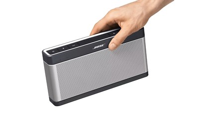Open Box Bose Soundlink III Bluetooth Speaker-Silver-/ Bose