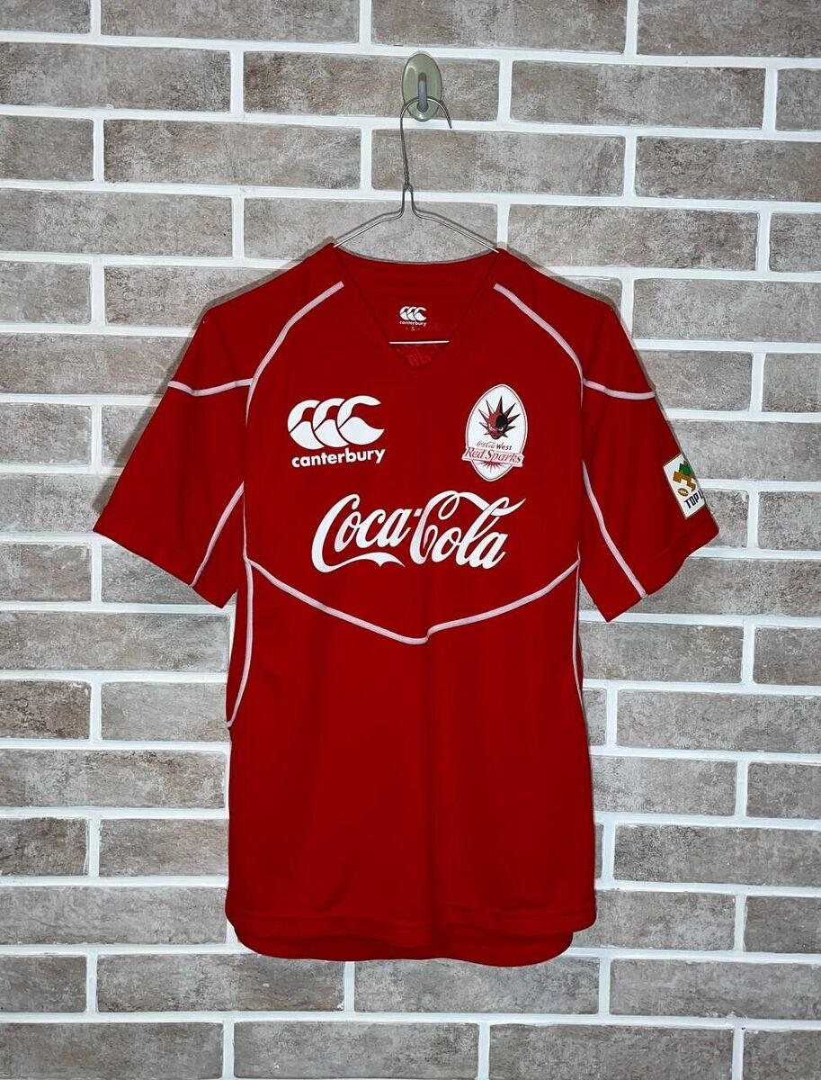 Coca-Cola West Red Sparks Rugby Team Canterbury Home Jersey Coca-Cola West Red Sparks Rugby Team Canterbury Home Jersey
