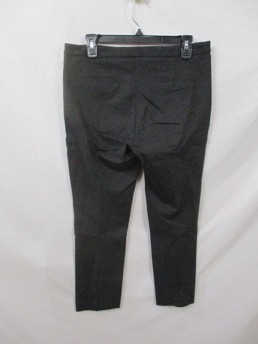Saks Fifth Avenue Pants Womens 10 Gray Stretch Straight Leg