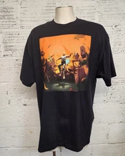 Logic No Pressure Unisex Size 2XL Gildan Hammer Black Graphic Print T-Shirt